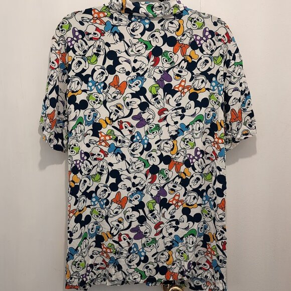 Tokyo Disney Resort Multi-Character Men's Button Down Shirt Size L - Picture 5 of 7